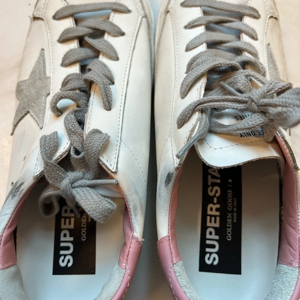 Golden Goose | pink white sneakers NEW - Picture 6 of 6